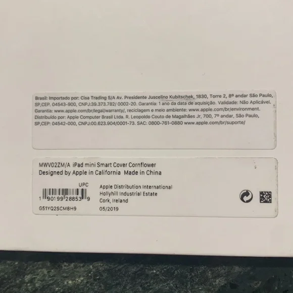 🌹Apple iPad Mini Smart Cover - Blue New - Picture 7 of 8
